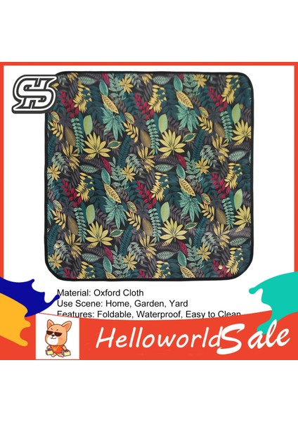 Helloworld Bahçe Saksı Pedi Lekeye Dayanıklı Succulents Dikim Ekim Mat (Yurt Dışından)