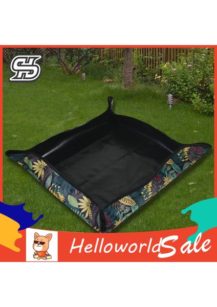 Helloworld Bahçe Saksı Pedi Lekeye Dayanıklı Succulents Dikim Ekim Mat (Yurt Dışından)