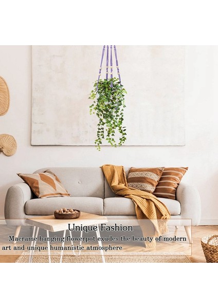 Adet Makrome Asmak Ekici, Asmak Ekici Seti, Iç ve Dış Mekan Dekor Için El Yapımı Asmak Bitki Standı (Yurt Dışından) fiyatları