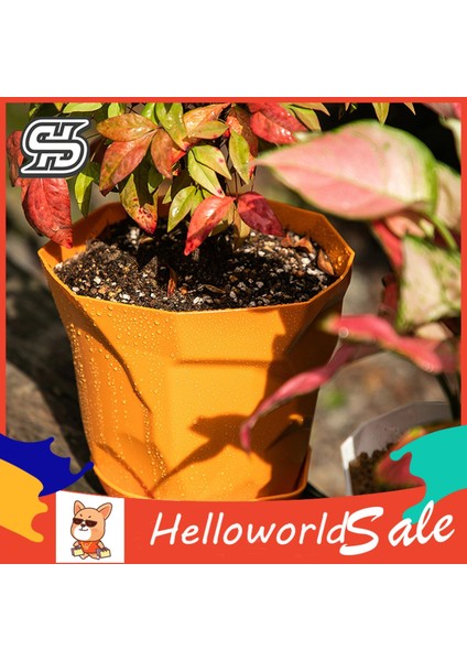 Helloworld Saksı Darbeye Dayanıklı Iskandinav Tarzı Plastik Çiçek Ekici (Yurt Dışından) fırsatları