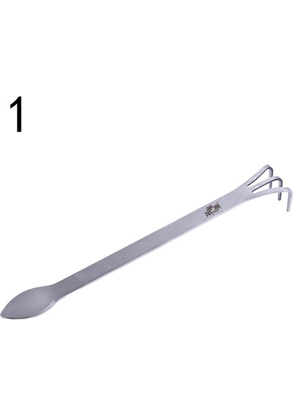2 In 1 Paslanmaz Çelik Bonsai Bahçe Aletleri Kök Tırmık Spatula Cımbız Bahçe Podazz (Yurt Dışından) fiyatları