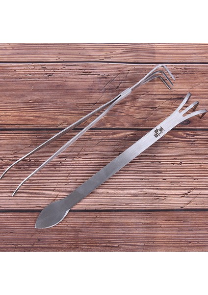 2 In 1 Paslanmaz Çelik Bonsai Bahçe Aletleri Kök Tırmık Spatula Cımbız Bahçe Podazz (Yurt Dışından) modelleri