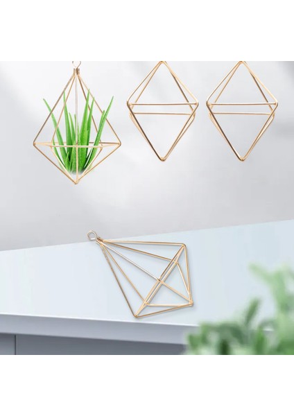 5 Paket Hava Santrali Tutucu Mini Metal Masa Üstü Himmeli Dekor Tillandsia (Yurt Dışından) fiyatları