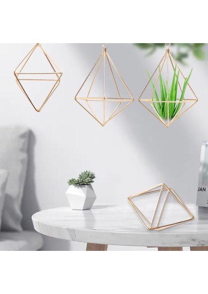 5 Paket Hava Santrali Tutucu Mini Metal Masa Üstü Himmeli Dekor Tillandsia (Yurt Dışından) modelleri