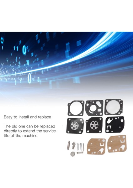 Karbüratör Diyaframı ve Contası, Karbüratör Tamir Takımı Kağıdı Üfleyici Için Kurulumu Kolay (Yurt Dışından) modelleri