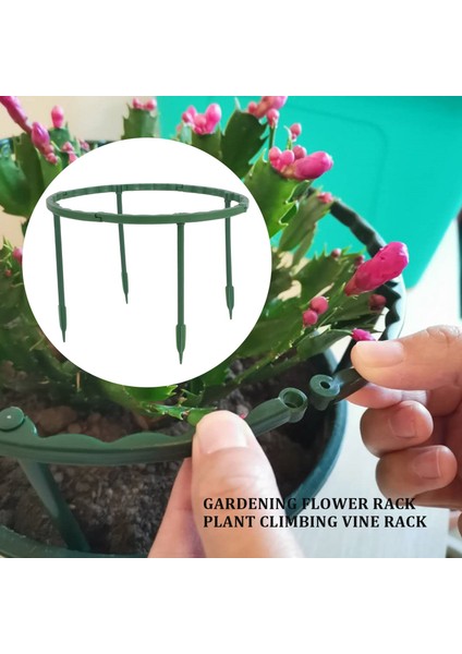 16 Adet Bitki Desteği Bahçe Hissesi Yarım Yuvarlak Çiçek Tırmanma Kafes (Yurt Dışından) modelleri