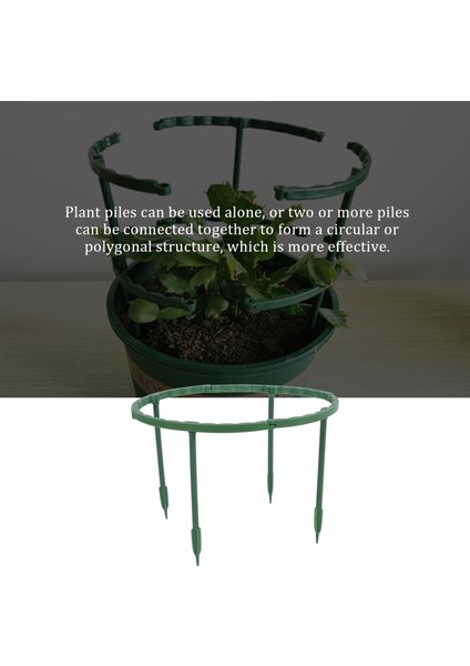 16 Adet Bitki Desteği Bahçe Hissesi Yarım Yuvarlak Çiçek Tırmanma Kafes (Yurt Dışından) fırsatları