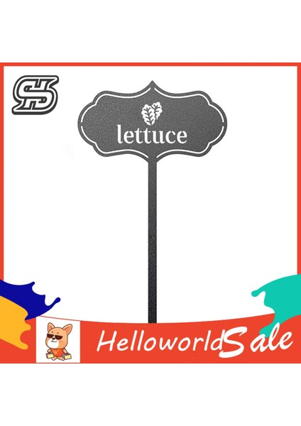 Helloworld Bitki Etiketi Dayanıklı Iç Mekan Dış Mekan Meyve Sebze Bitki Etiketi (Yurt Dışından) fırsatları