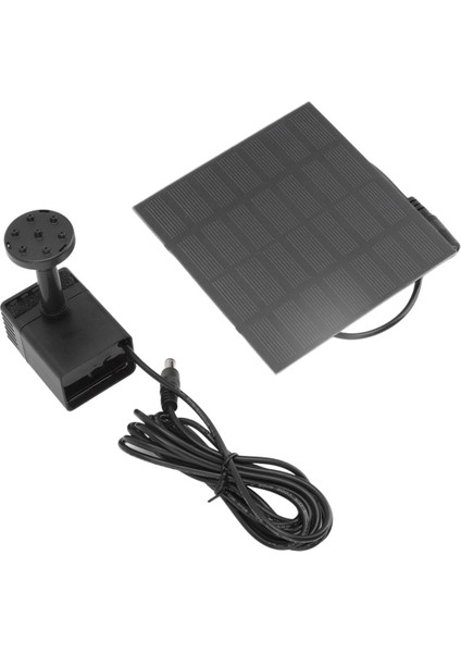Güneş Fıskiye Pompası, Güneş Fıskiye Pompası Kiti Kullanımı Güvenli Abs Malzeme Büyük Enerji Paneli 7V 1.2W Bahçe Için 6 Nozullu (Yurt Dışından)