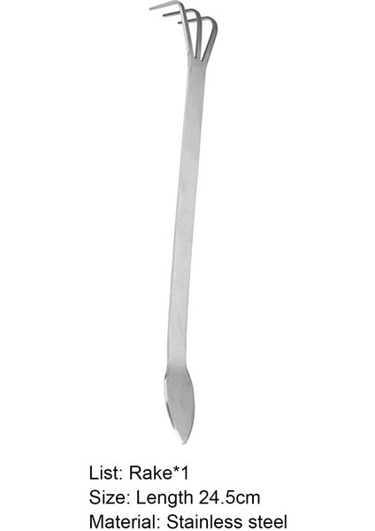 Bahçecilik Kök Tırmığı Işgücü Tasarrufu Sağlayan Çok Amaçlı 3 Uçlu Kök Tırmığı Bahçecilik Aleti (Yurt Dışından)