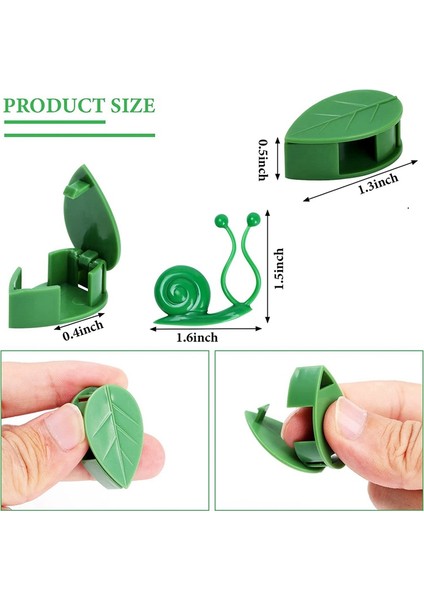 Bitki Tırmanma Duvarı Fikstür Klipsleri 60 Adet Görünmez Sarmaşıklar Sabitleme Klipsleri (Yurt Dışından) fırsatları