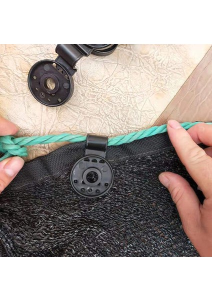 Gölge Bezi Sabitleme Kelepçesi Çift Sabitleme Dayanıklı Dış Mekan Gölge Bezi Sabitleme Kelepçesi (Yurt Dışından)