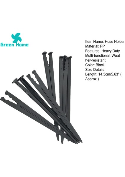 Green Home Hortum Standı Güneşe Dayanıklı Hortumu Uzak Tutun Çim Suyu Hortum Braketi (Yurt Dışından)