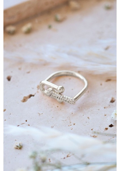 Gold Ayarlanabilir Tiffany Zirkon Taşlı Yüzük modelleri