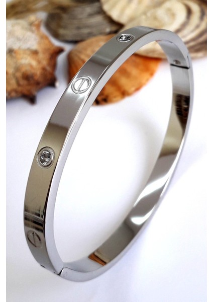 Gümüş Kaplama Kadın Lüks Trend Kartier Kombin Bileklik - 2909 fiyatları