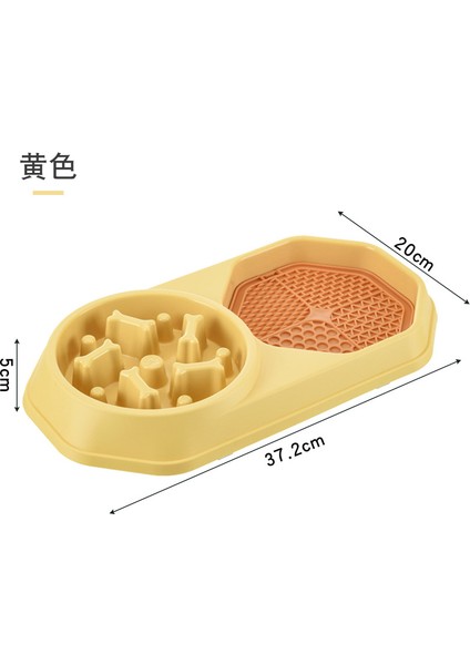 Evcil Hayvan Yavaş Gıda Dökülme Önleyici Köpek Kasesi (Yurt Dışından)