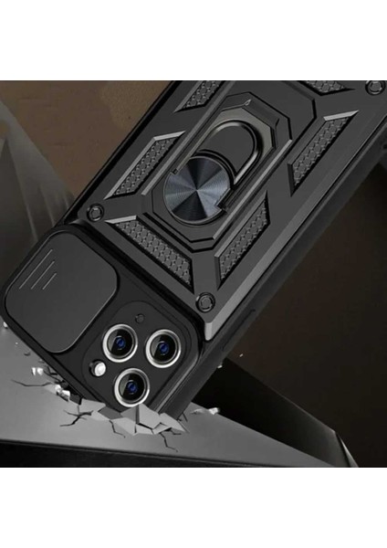 Apple iPhone 13 Pro Max Uyumlu Kızaklı Kamera Korumalı Tank Kılıf fiyatları