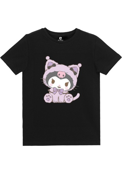 Ez Design Kuromi Baskılı Tshirt