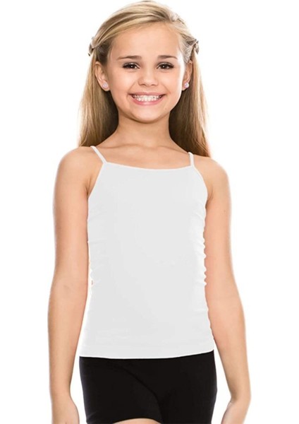 Kız Çocuk Ip Askılı Penye 6'lı Atlet