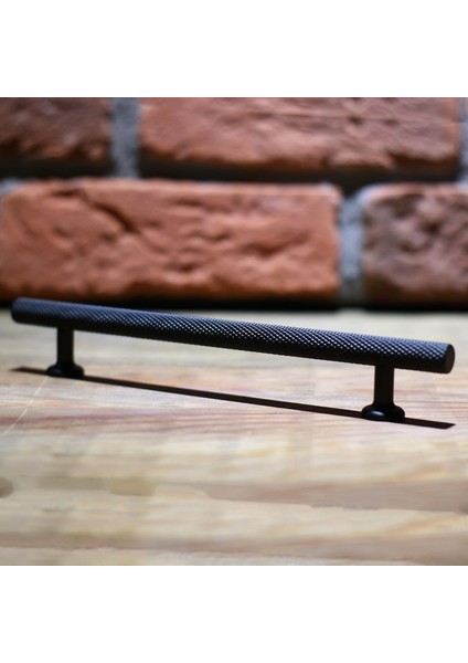Doruk Kulp Mobilya Mutfak Dolabı Çekmece Dolap Kulpları Kapak Kulpu Kulbu Siyah 160 mm Metal