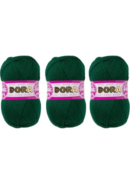 Dora Yeşil El Örgü Ipi - 068 3lü