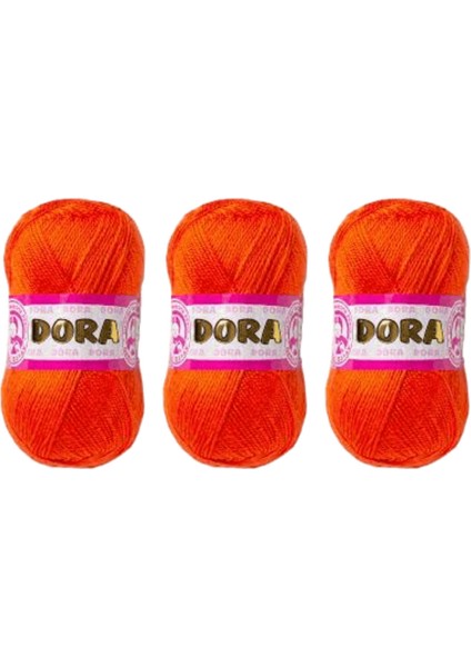 Dora Turuncu El Örgü Ipliği - 031 3lü