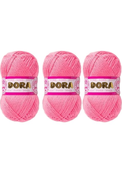 Dora Pembe El Örgü Ipliği - 040 3lü