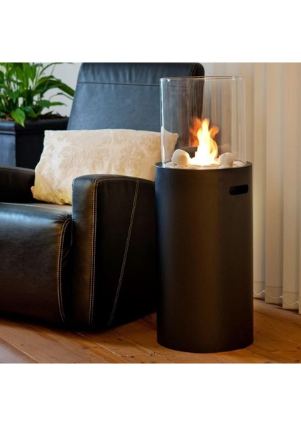 Torch Bioethanol Taşınabilir Şömine Siyah