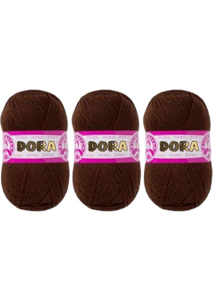 Dora Kahverengi El Örgü İpi - 083 3lü