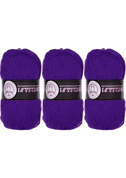 Favori El Örgü İpi 100gr 0220 3 Adet