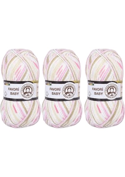 Favori Baby El Örgü İpi 100gr 0659 3 Adet