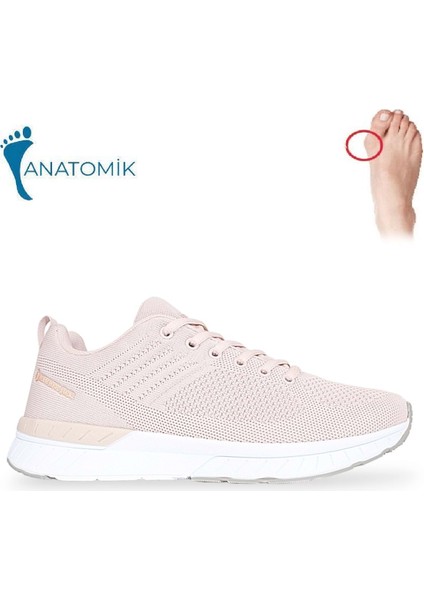 1824-MANAUS Anatomik Tabanlı Sneakers Ayakkabı - NKT01824-PUDRA-39