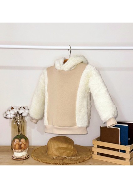 *aşkabak* Kapüşonlu Çocuk Peluş Sweatshirt