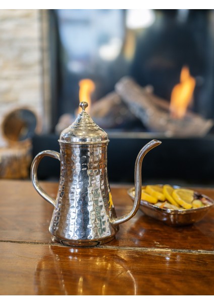 Bakır Yağdanlık Otantik Model Gümüş Renk No:2