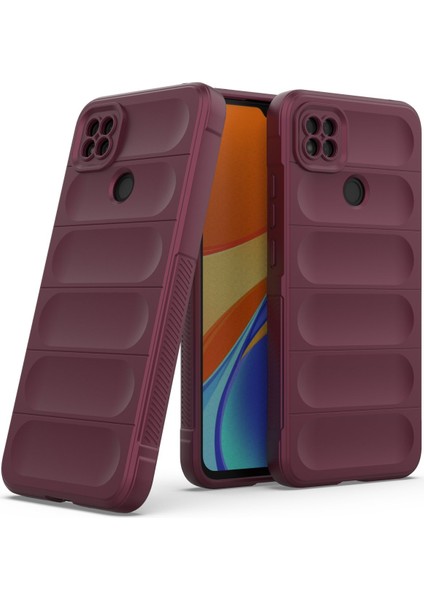 Xiaomi Redmi 9c Kılıf Optimum Silikon - Bordo 327107