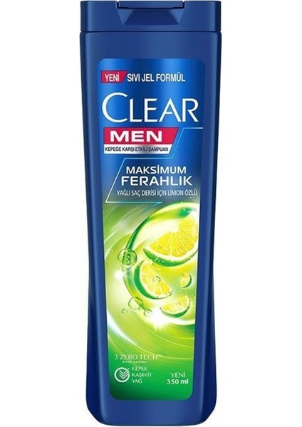 Men Kepeğe Karşı Etkili Şampuan Maksimum Ferahlık Limon Özlü 350 ml
