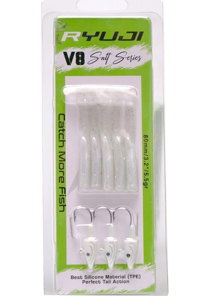 V8 5.5gr. 8cm Silikon Yem