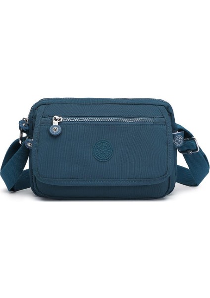 Krinkıl Kumaş Kadın Postacı Çantası BC 3166 - Koyu Yeşil