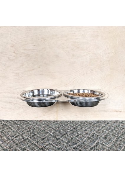 Çelik Kase Çiftli Kedi ve Köpek -Evcil Hayvan Mama ve Su Kabı modelleri