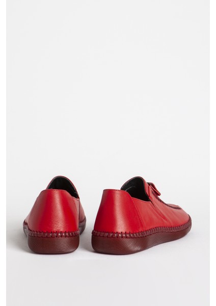 Br 04138 Fermuar Detay Deri Kadın Casual Ayakkabı indirimleri