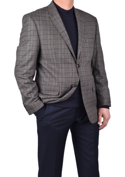 3124 Yeni Klasik Ceket/kahverengi/48 Beden - 4 Drop modelleri