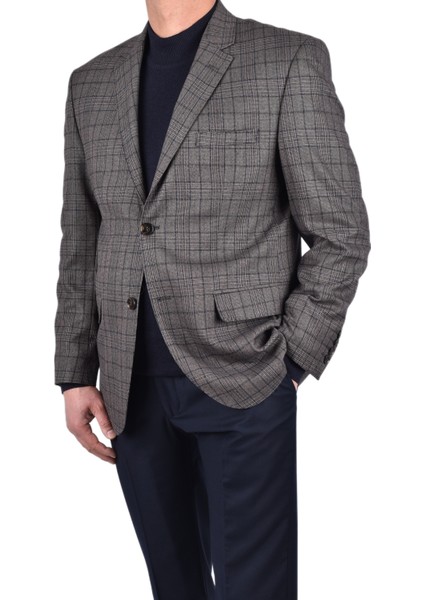 3124 Yeni Klasik Ceket/kahverengi/48 Beden - 4 Drop fırsatları