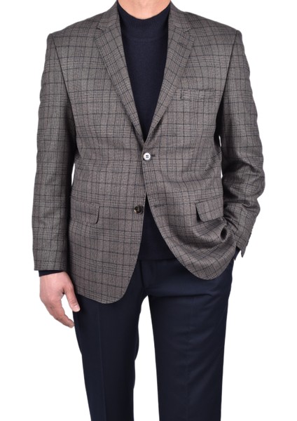 3124 Yeni Klasik Ceket/kahverengi/48 Beden - 4 Drop indirimleri