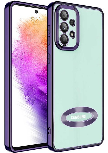 Samsung Galaxy A33 5g Kılıf Kamera Korumalı Logo Gösteren Omega Kapak + Cam Ekran Koruyucu
