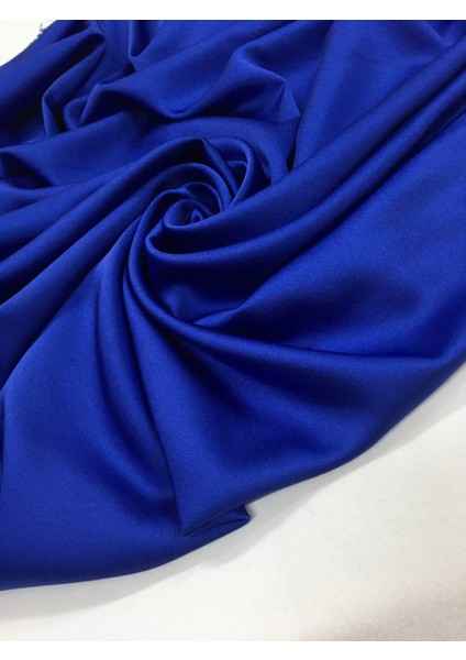 Mavi Saten Kumaş