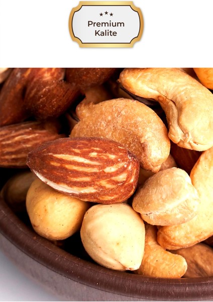 Deluxe Karışık 1KG - Kavrulmuş Kabuksuz Karışık Kuruyemiş
