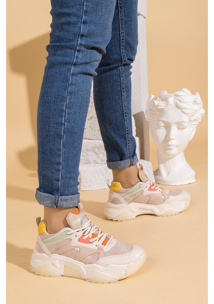 Blanca Kadın Bej Multi Kadın Spor Ayakkabı