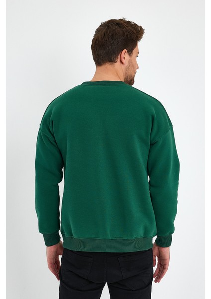 Yeşil Sweatshirt, Oversize Sweatshirt, Erkek Sweatshirt