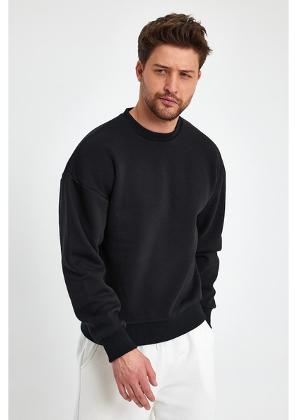 Siyah Sweatshirt, Oversize Sweatshirt, Erkek Sweatshirt fırsatları