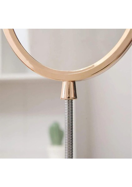 Makyaj Traş Aynası Oval Ayna, Büyüteçli Çift Taraflı Masa Üstü, 3x Büyüteçli Makyaj Aynası fırsatları